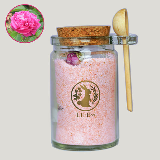 Magnificent Damask Rose Aromatherapy Mineral Bath Salts