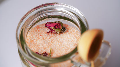 Magnificent Damask Rose Aromatherapy Mineral Bath Salts